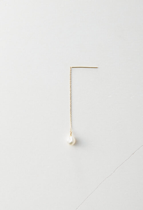 Fresh Water Keshi Pearl Chain Pierce