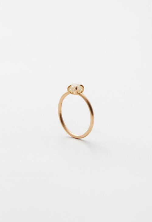 Engagement Ring / K18YG / Rough Diamond