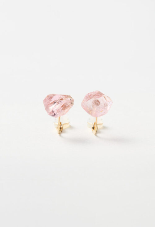 [一点もの] Pink Tourmaline Earrings