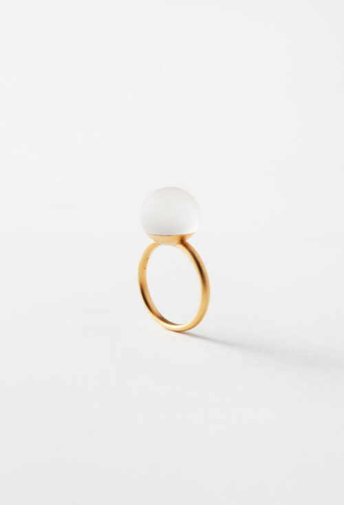 Quartz gyoku Ring / S