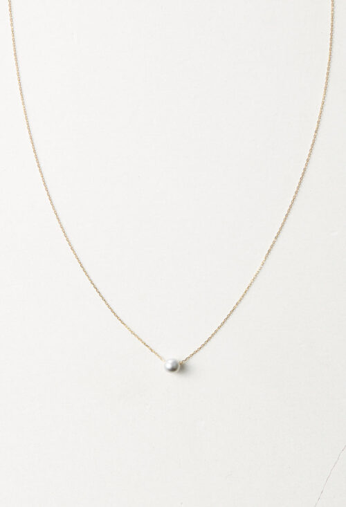 Gray South Sea Keshi Pearl Necklace