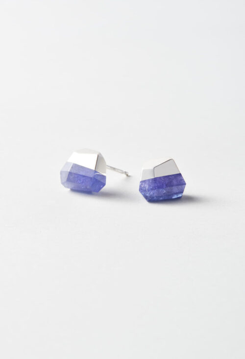 [一点もの] Tanzanite Rock Pierce / Crystal