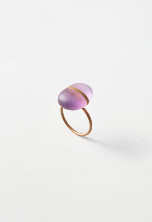 [一点もの] Amethyst Round Ring