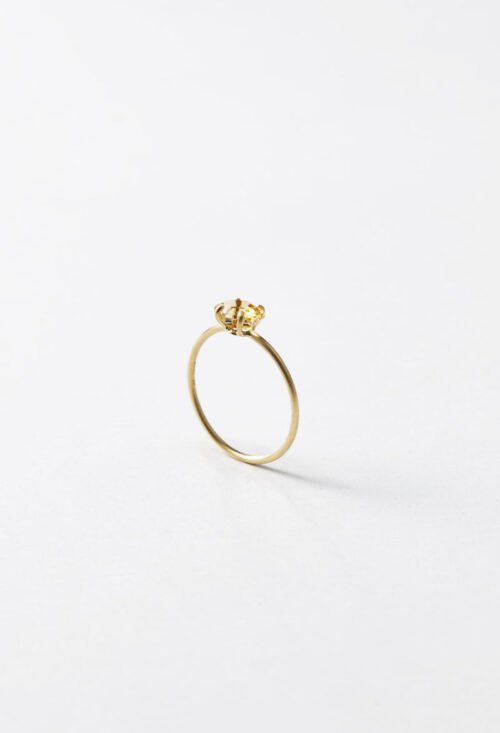 [一点もの] Citrine Faceted Gem Ring