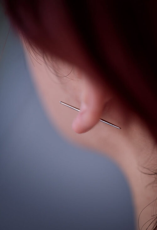 double sword / L / K18WG / Gloss