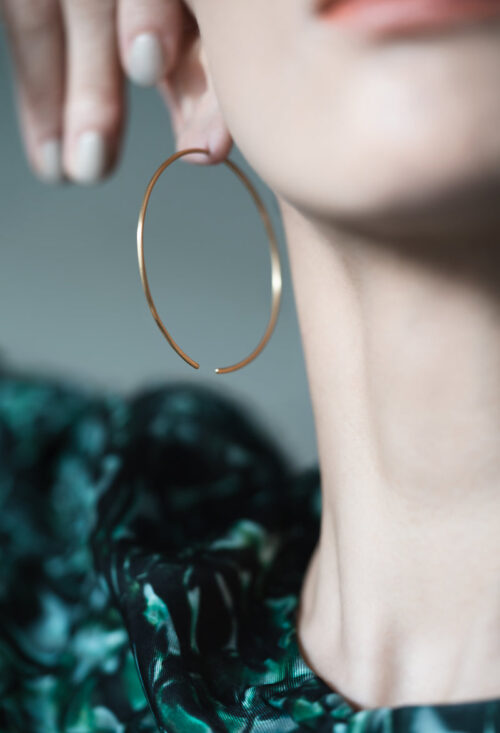 hoop / LL / K18YG / Matte